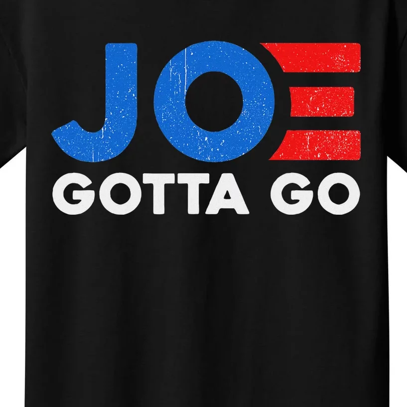 Joe Gotta Go Save America Vote 2024 Kids T-Shirt