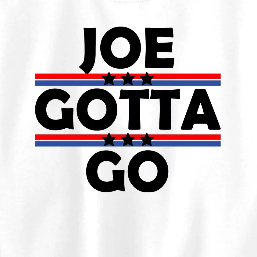 Joe Gotta Go Anti Biden Pro American Patriotic Kids Sweatshirt