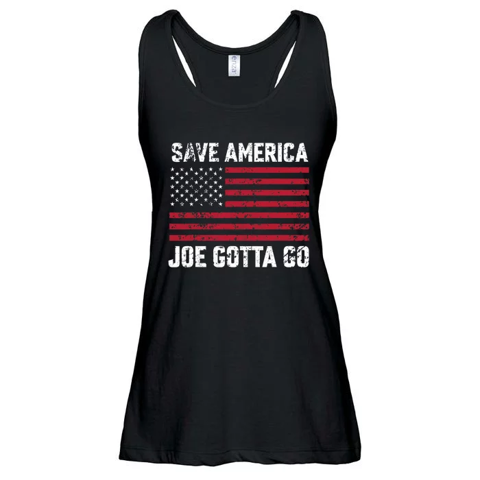 Joe Gotta Go Save America Flag Anti Biden Impeach Biden Ladies Essential Flowy Tank