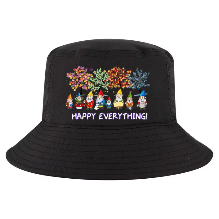 Joyful Gnome Holiday Festivities Christmas & Merry Xmas Cool Comfort Performance Bucket Hat