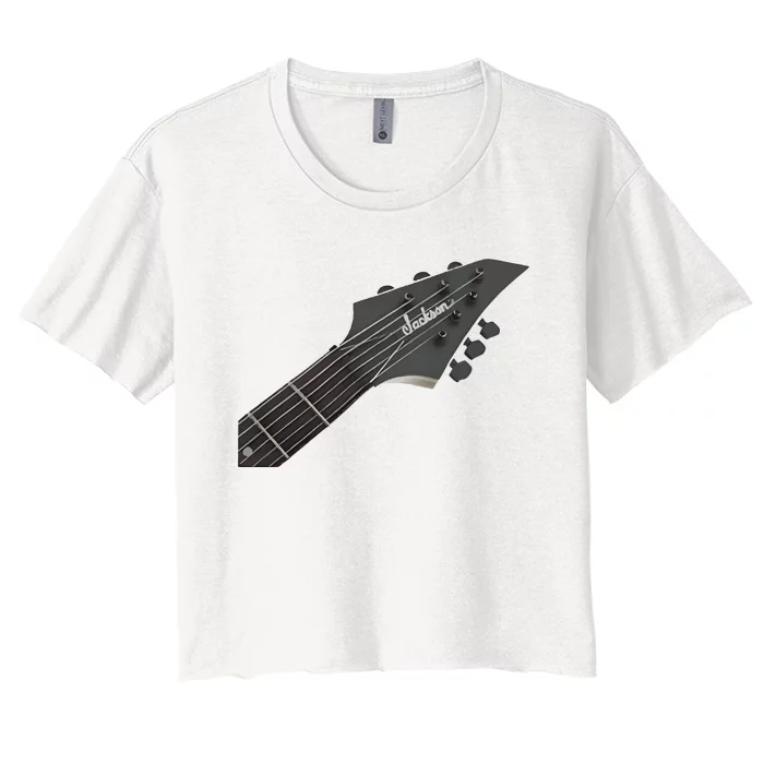 Jackson Guitar Head Classic Women's Crop Top Tee