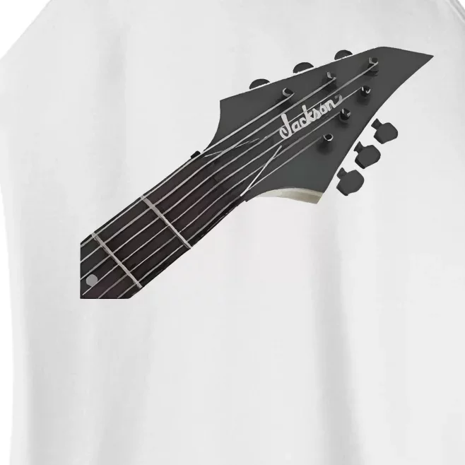 Jackson Guitar Head Classic Women’s Perfect Tri Rocker Tank