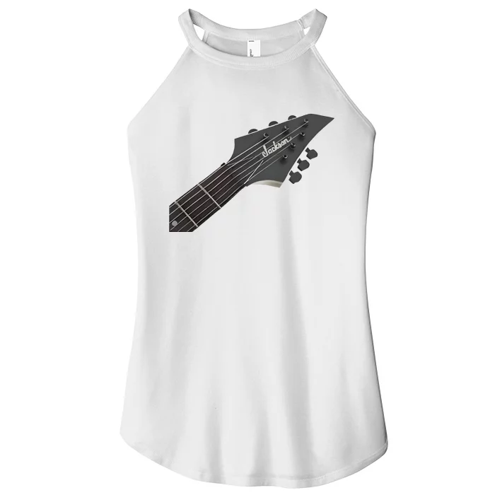 Jackson Guitar Head Classic Women’s Perfect Tri Rocker Tank