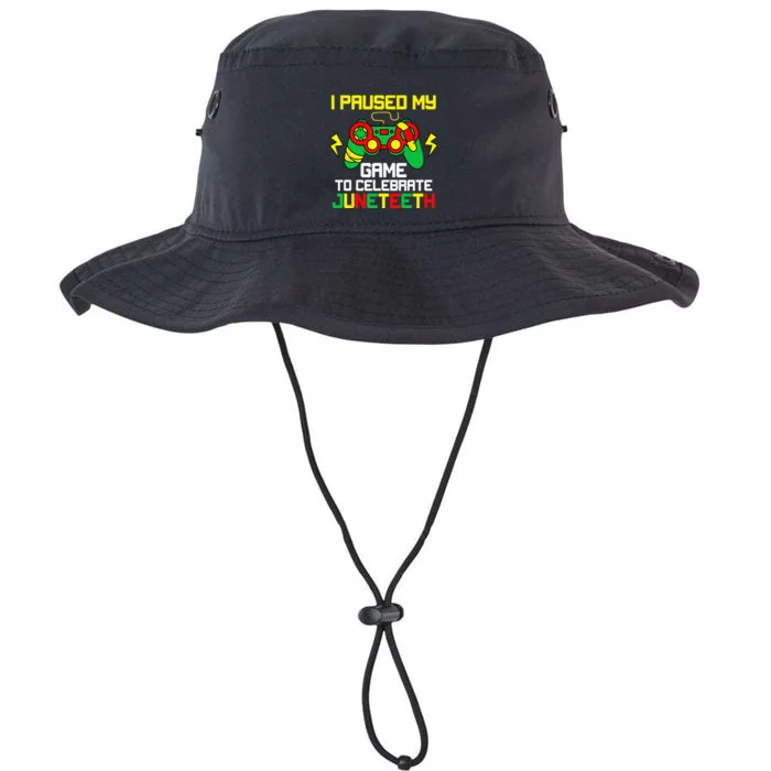 Juneteenth Gamer I Paused My Game To Celebrate 1865 Legacy Cool Fit Booney Bucket Hat