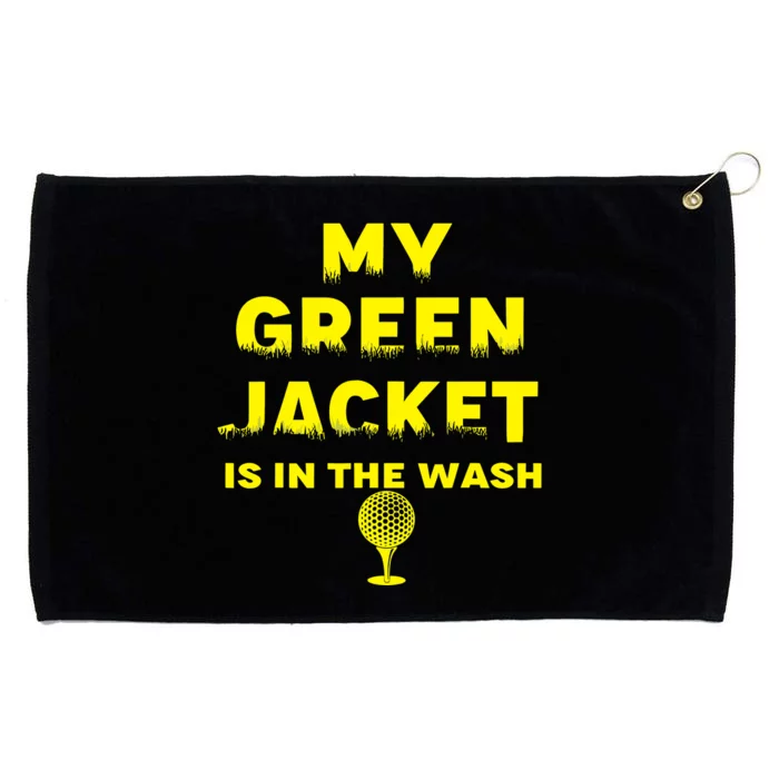 Jacket Green In The Wash Master Golf Golfer Player Grommeted Golf Towel