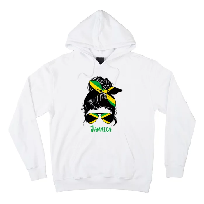 Jamaican Girl Jamaica Girl Jamaica Woman Flag Hoodie