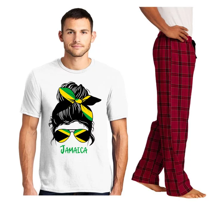 Jamaican Girl Jamaica Girl Jamaica Woman Flag Pajama Set