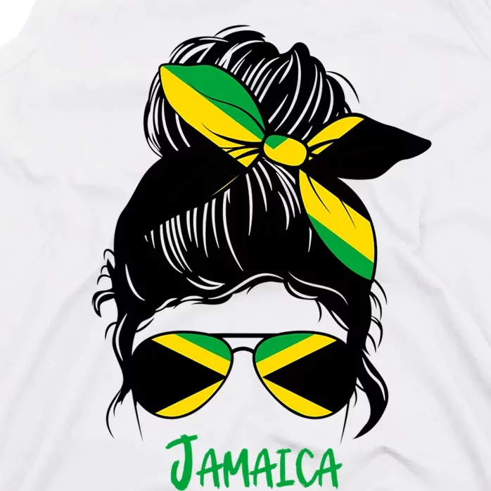 Jamaican Girl Jamaica Girl Jamaica Woman Flag Tank Top