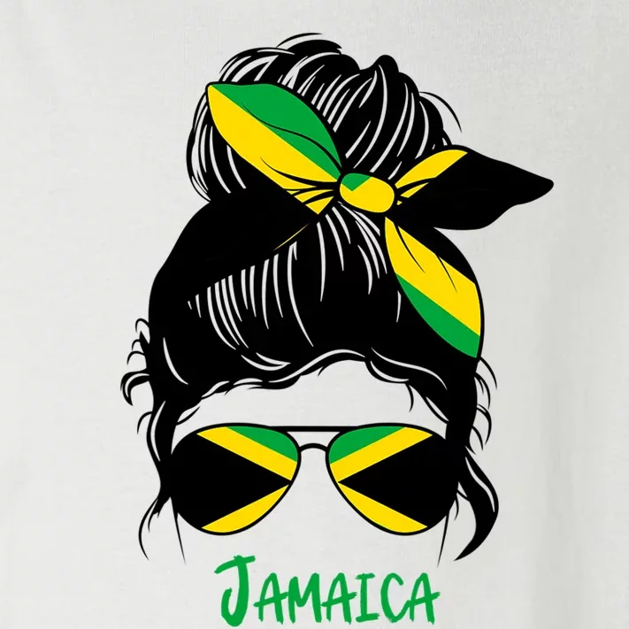 Jamaican Girl Jamaica Girl Jamaica Woman Flag Toddler Long Sleeve Shirt