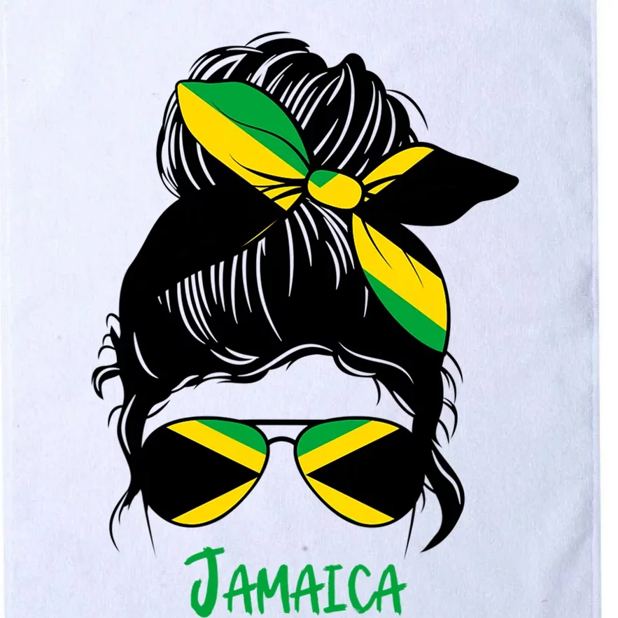 Jamaican Girl Jamaica Girl Jamaica Woman Flag Platinum Collection Golf Towel