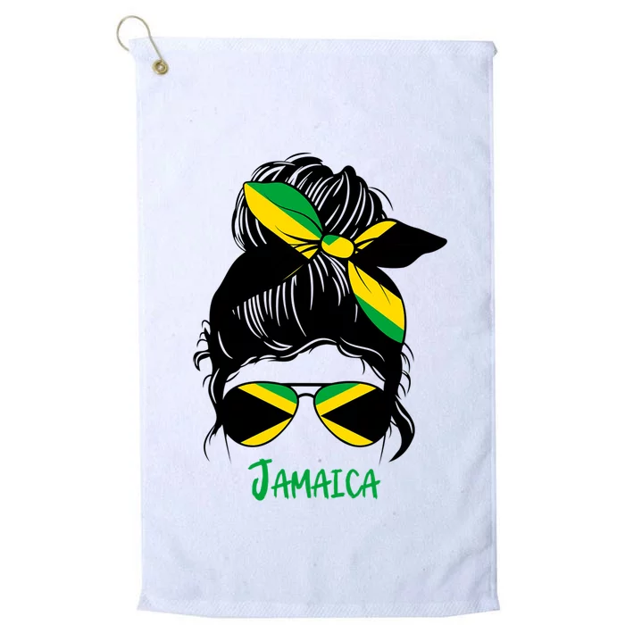 Jamaican Girl Jamaica Girl Jamaica Woman Flag Platinum Collection Golf Towel