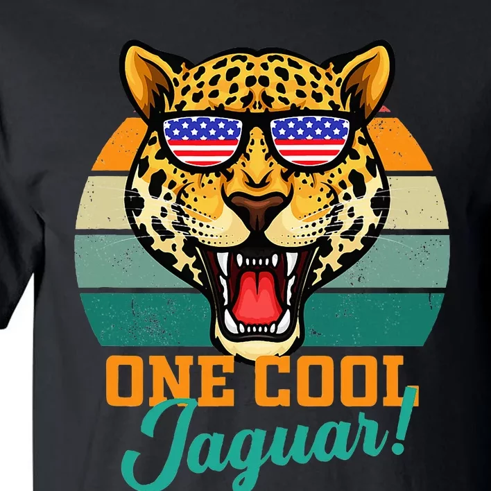 Jaguar Gifts Jaguars Usa Flag Tall T-Shirt