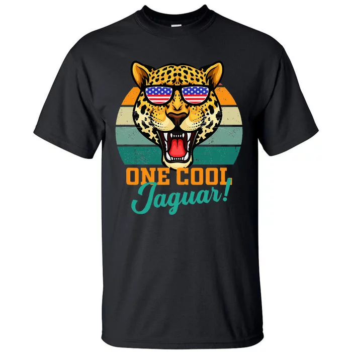 Jaguar Gifts Jaguars Usa Flag Tall T-Shirt