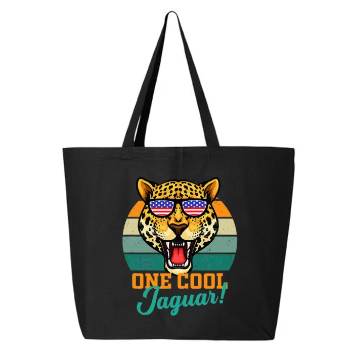 Jaguar Gifts Jaguars Usa Flag 25L Jumbo Tote