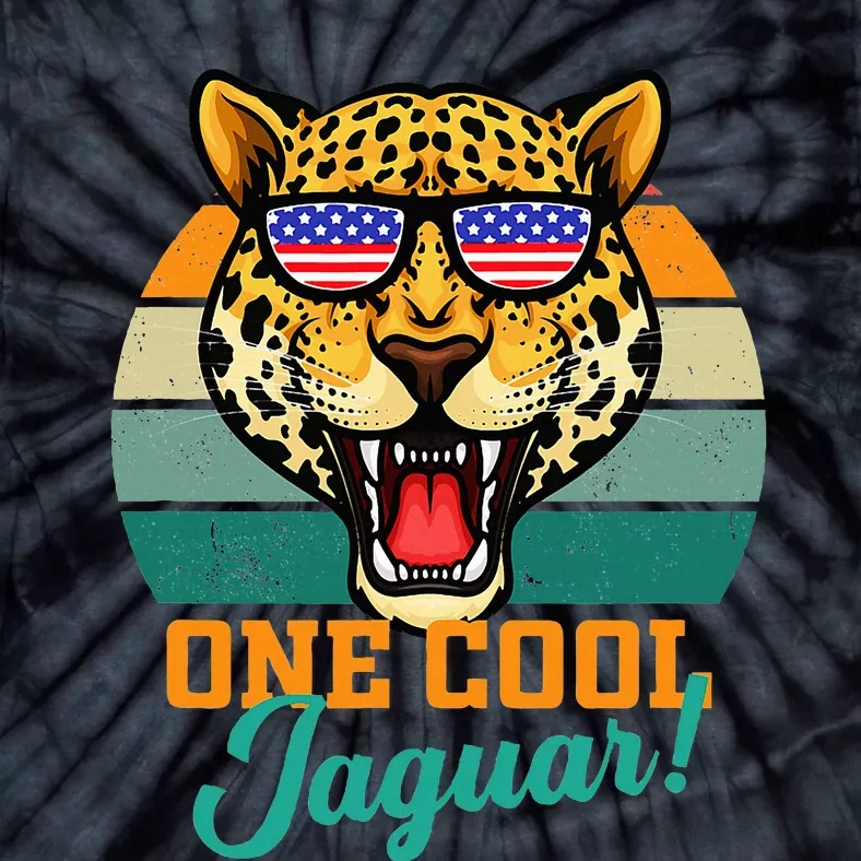 Jaguar Gifts Jaguars Usa Flag Tie-Dye T-Shirt