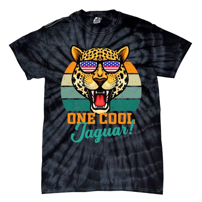 Jaguar Gifts Jaguars Usa Flag Tie-Dye T-Shirt