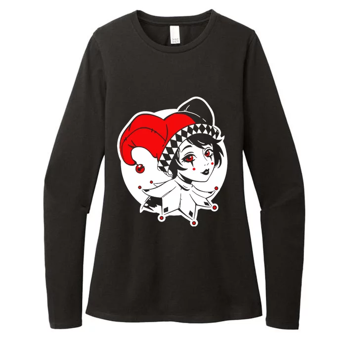 Joker Girl Womens CVC Long Sleeve Shirt