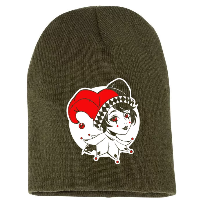 Joker Girl Short Acrylic Beanie