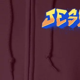 Jesus Graffiti Logo Full Zip Hoodie