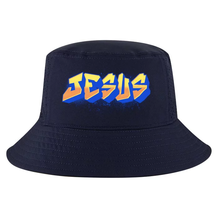 Jesus Graffiti Logo Cool Comfort Performance Bucket Hat