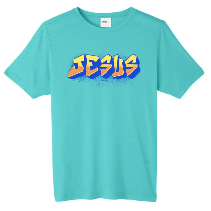 Jesus Graffiti Logo ChromaSoft Performance T-Shirt