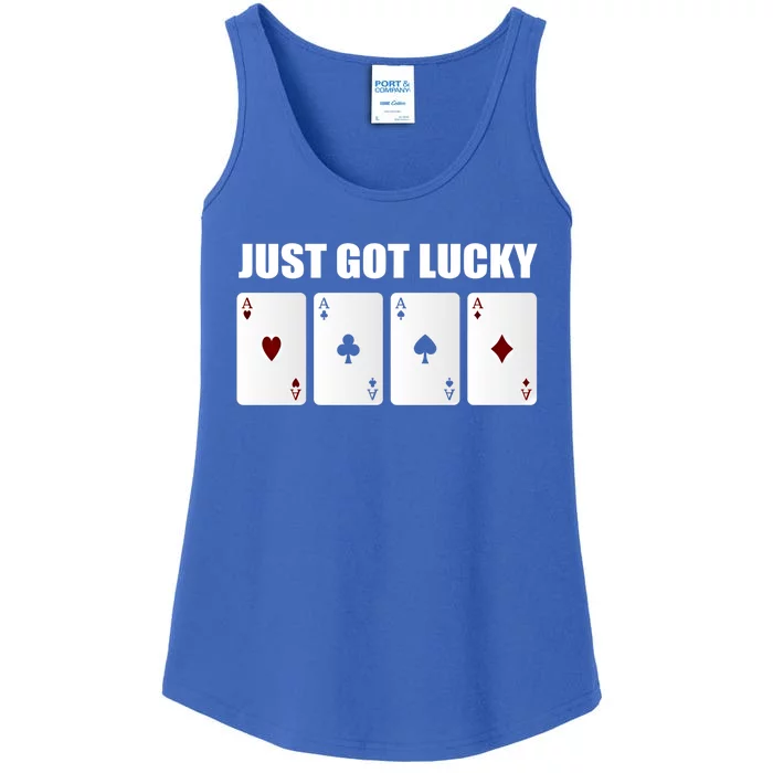 Just Got Lucky Prize Winner Gift Ladies Essential Tank