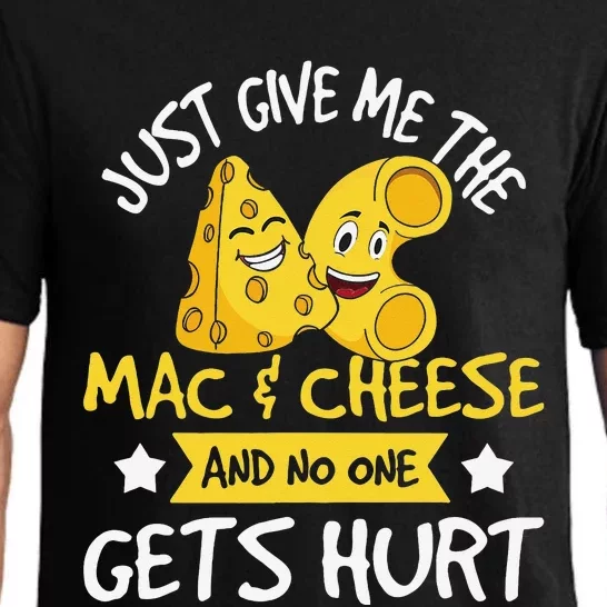 Just Give Me The Mac & Cheese Macaroni Cheesy Noodle Lover Pajama Set