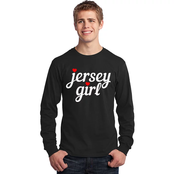 Jersey Girl New Jersey Heart Long Sleeve Shirt