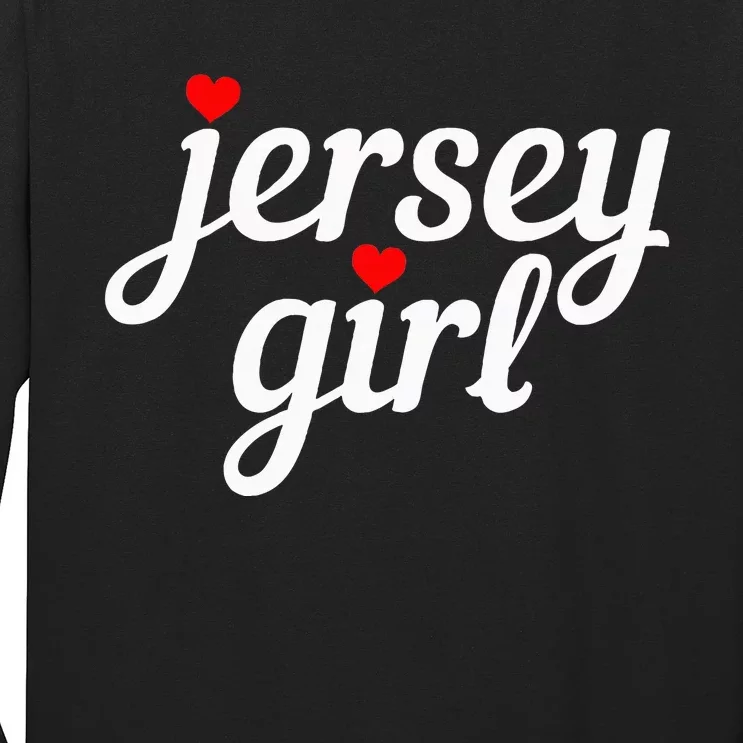 Jersey Girl New Jersey Heart Long Sleeve Shirt