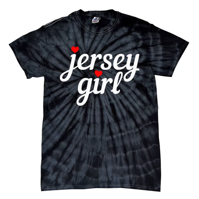 Jersey Girl New Jersey Heart Tie-Dye T-Shirt