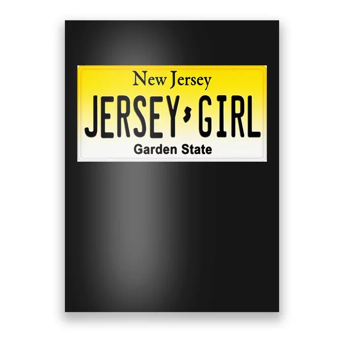 Jersey Girl New Jersey License Plate Poster