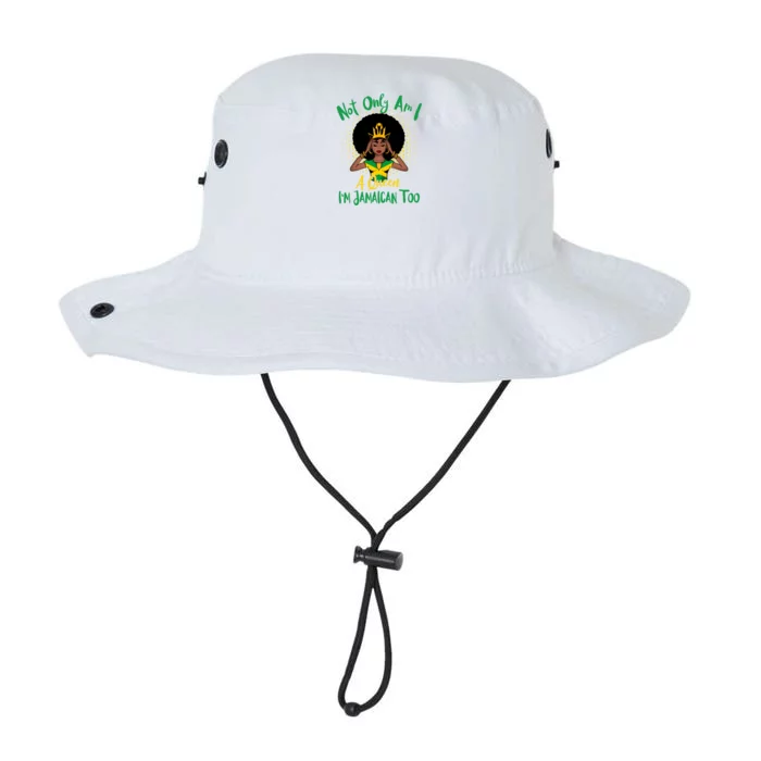 Jamaica Girl Not Only Am I A Queen I'm Jamaican Too Cute Gift Legacy Cool Fit Booney Bucket Hat