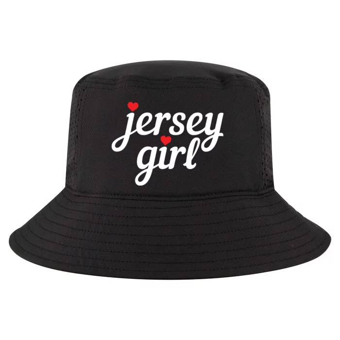 Jersey Girl New Jersey Heart Funny Cute New Jersey Pride Cool Comfort Performance Bucket Hat