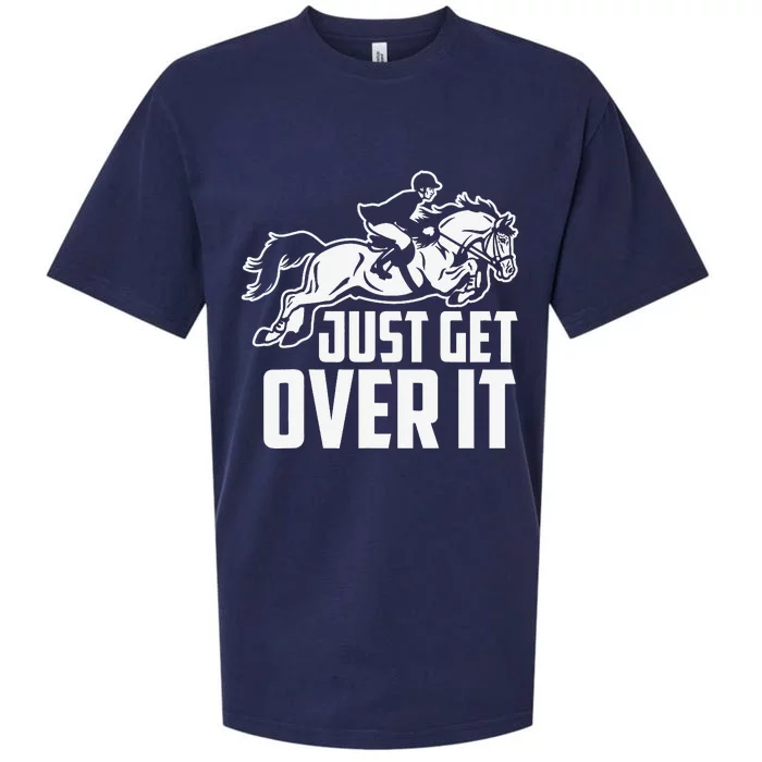 Just Get Over It. Horse Jumping Sueded Cloud Jersey T-Shirt