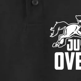 Just Get Over It. Horse Jumping Dry Zone Grid Performance Polo