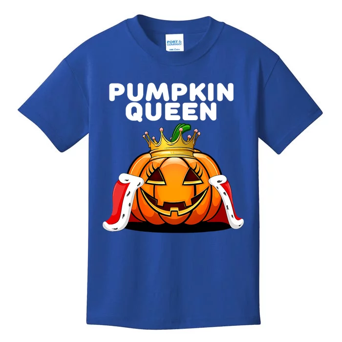 Jackolantern Gift Pumpkin Costume Halloween Pumpkin Queen Gift Kids T-Shirt