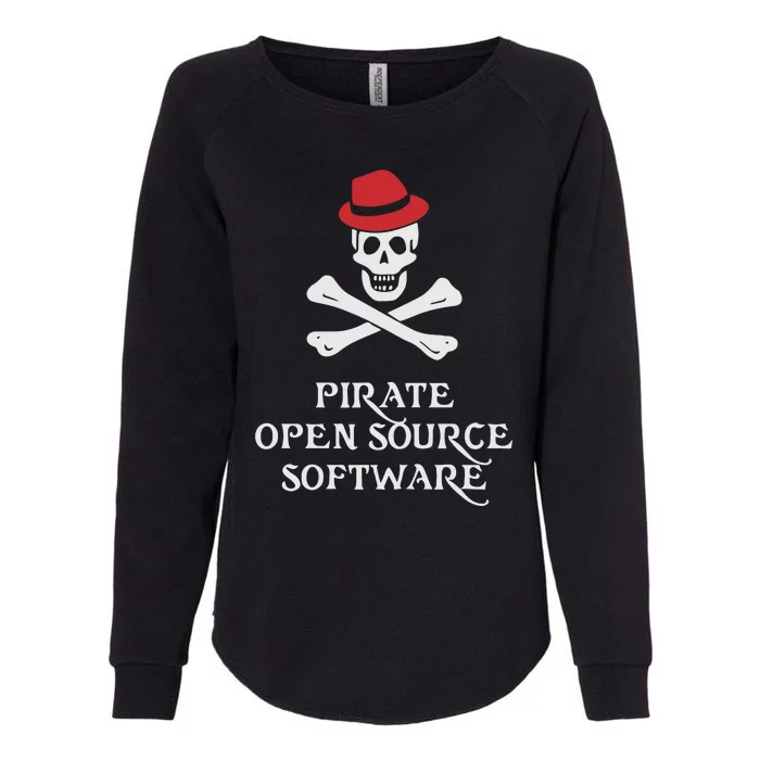 Jeff Geerling Pirate Open Source Software Womens California Wash Sweatshirt