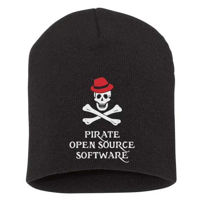 Jeff Geerling Pirate Open Source Software Short Acrylic Beanie