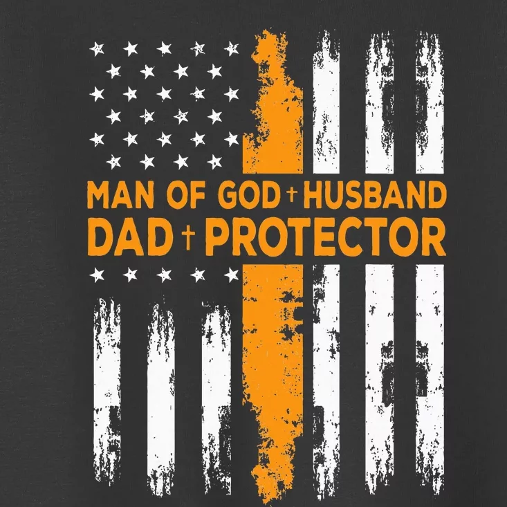 Jesus God Religious Man Of God Husband Dad Protector Toddler T-Shirt