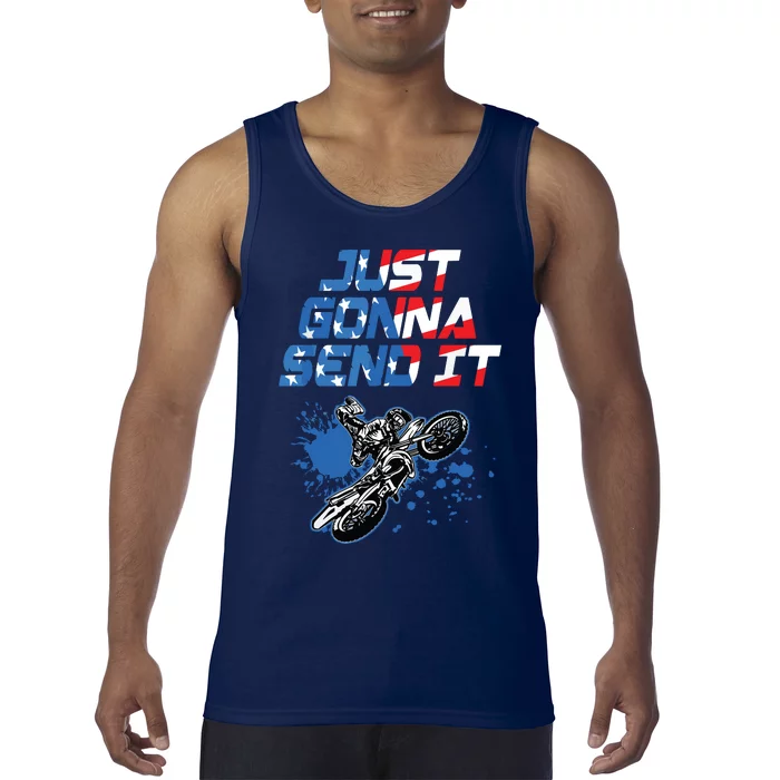 Just Gonna Send It Motocross Shirts Dirt Bike Tee Tank Top