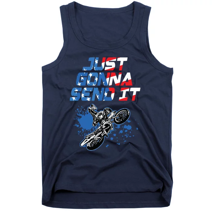 Just Gonna Send It Motocross Shirts Dirt Bike Tee Tank Top