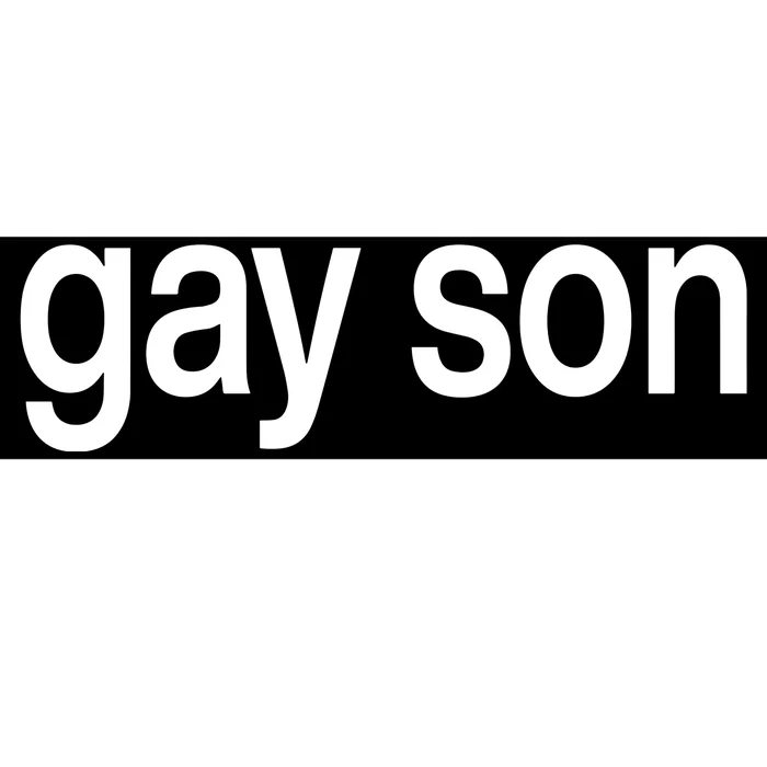 Jiungsboyf Gay Son Bumper Sticker