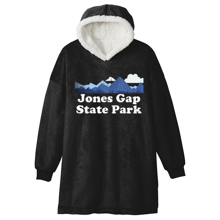 Jones Gap State Park South Carolina Greenville Sc Hooded Wearable Blanket