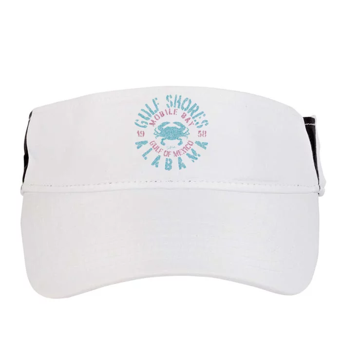 JCombs Gulf Shores AL With Blue Crab Adult Drive Performance Visor