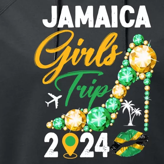 Jamaica Girls Trip 2024 Performance Fleece Hoodie