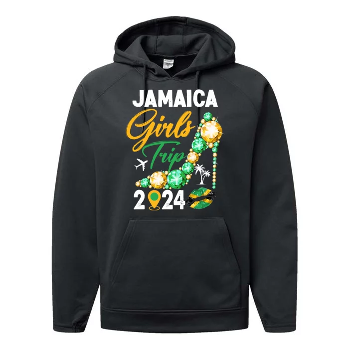 Jamaica Girls Trip 2024 Performance Fleece Hoodie