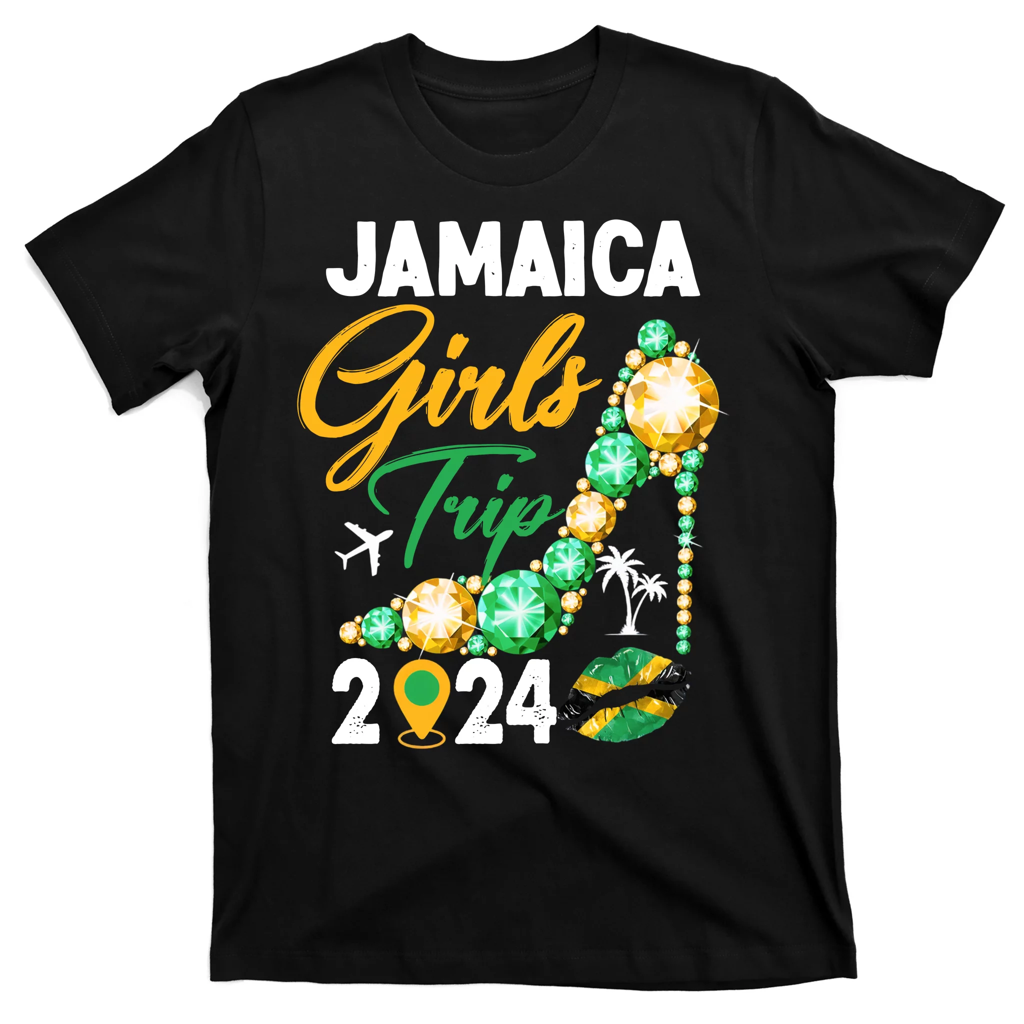 Jamaica Girls Trip 2024 T Shirt TeeShirtPalace   Jgt7892421 Jamaica Girls Trip 2024  Black At Garment.webp