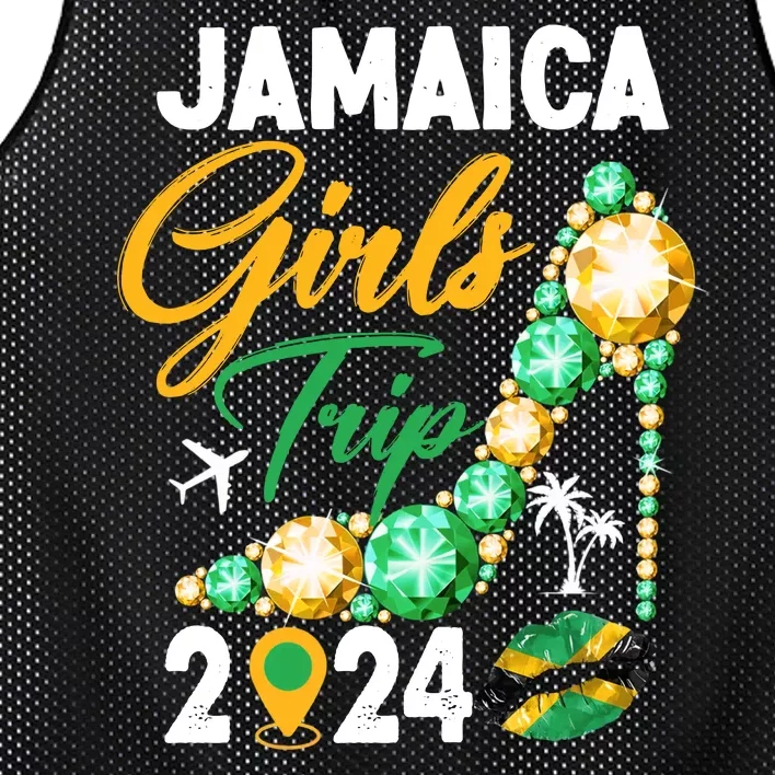 Jamaica Girls Trip 2024 Mesh Reversible Basketball Jersey Tank