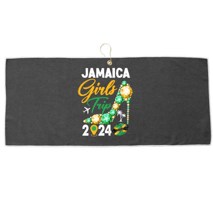 Jamaica Girls Trip 2024 Large Microfiber Waffle Golf Towel