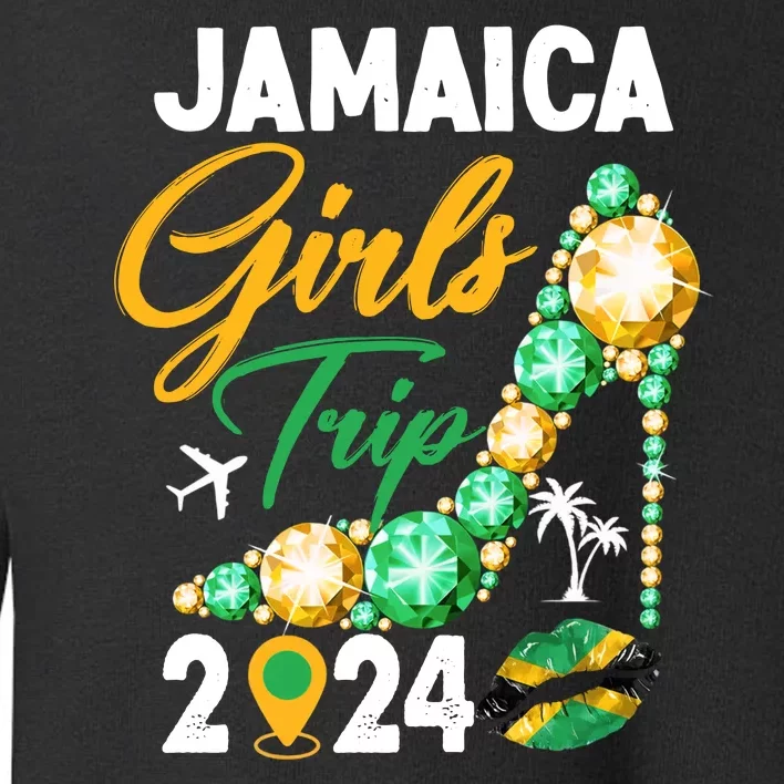 Jamaica Girls Trip 2024 Toddler Sweatshirt